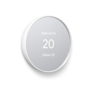 Google Nest Wi-Fi Smart Thermostat, Energy Saving, Control from Anywhere, HVAC monitoring - Snow