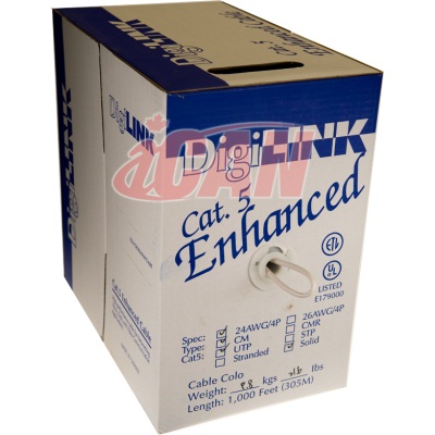 iCAN CAT5e RJ45 Straight Network Cable w/o Ends - 1000 ft.