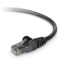 Câble patch sans accroc BELKIN Cat6, noir - 5 pi