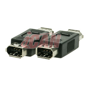 iCAN Firewire (1394) Adaptateur femelle/femelle 6 broches