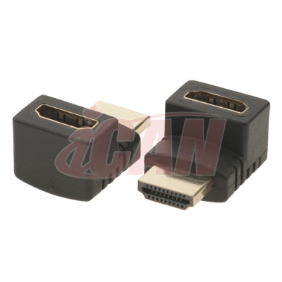 iCAN Right Angle HDMI M/F Adapter 270 Right