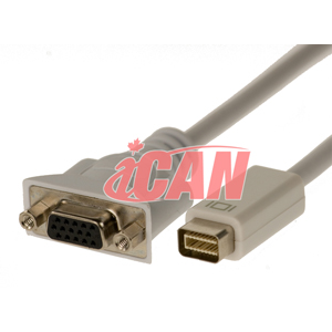 iCAN Mac Mini DVI Male to SVGA Female Active Adapter