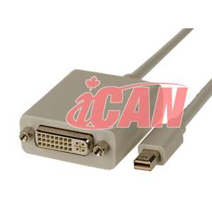 Adaptateur iCAN Mac Mini DisplayPort Mâle vers DVI-D Dual Link Femelle