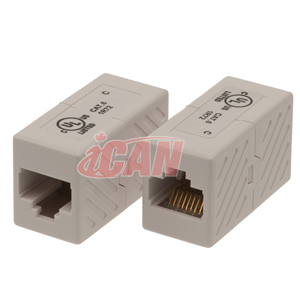 iCAN Female to Female Coupler for CAT6e, UL Listed Rated, 1Pack