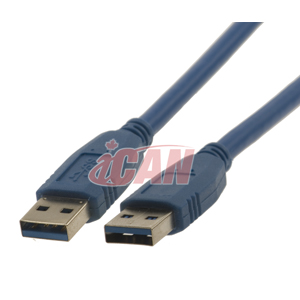 Câble iCAN USB 3.0 Superspeed A/A mâle/mâle - 6 pi