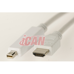 iCAN Mini DisplayPort - HDMI M/M Gold Plated - 10 ft.