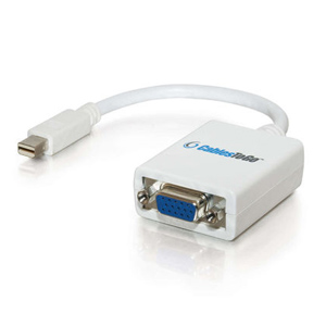 Cables To Go (54163) - Adaptateur mini DisplayPort 1.1 mâle vers VGA femelle - 9 po - Compatibilité Mac
