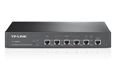 TP-Link (TL-R480T+) Load Balance Broadband Router w/3 changeable Wan/Lan ports