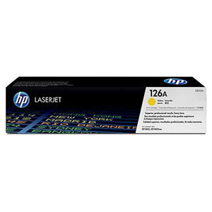 HP 126A (CE312A) Yellow Original LaserJet Toner Cartridge