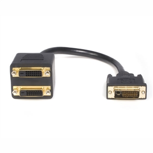 STARTECH Câble répartiteur vidéo numérique DVI-D vers 2x DVI-D M/F - 1 pi