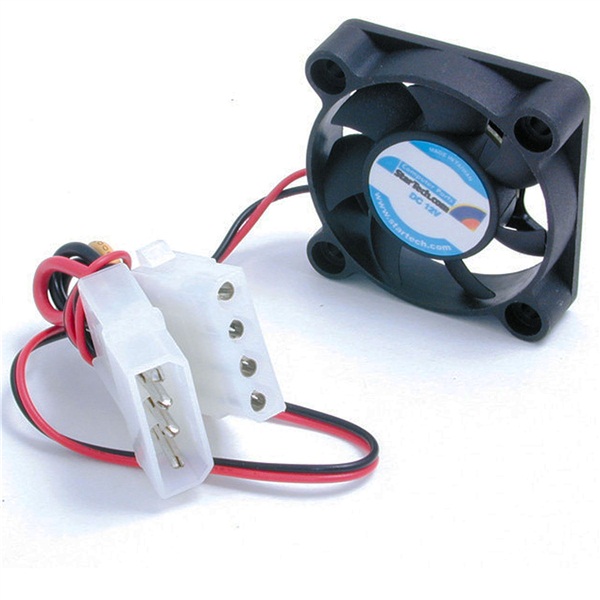StarTech (FAN4X1LP4) - Ventilateur pour ordinateur à double roulement de 40 x 10 mm avec connecteur LP4