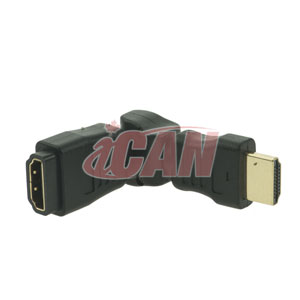 iCAN HDMI M/F Adapter 360 Degree SWIVEL