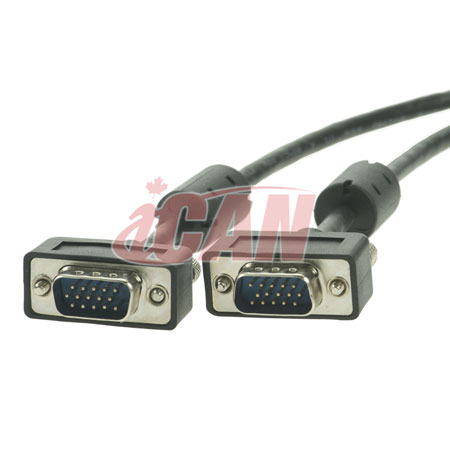 Câble vidéo externe iCAN PC, Super VGA double blindage M/M - 15 pieds