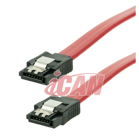 iCAN SATA 3 6GB/s Data Cable Straight-Straight - 24 in
