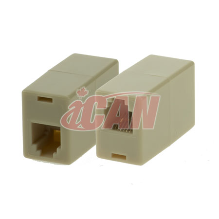 iCAN Female to Female Coupler for RJ12 6P6C