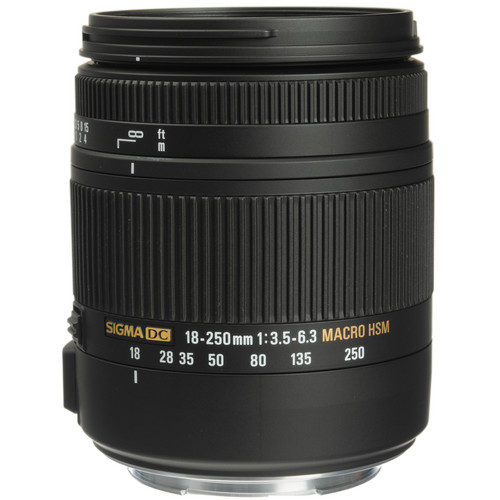 SIGMA 18-250mm F3.5-6.3 DC Macro OS HSM for Canon EF-S Mount