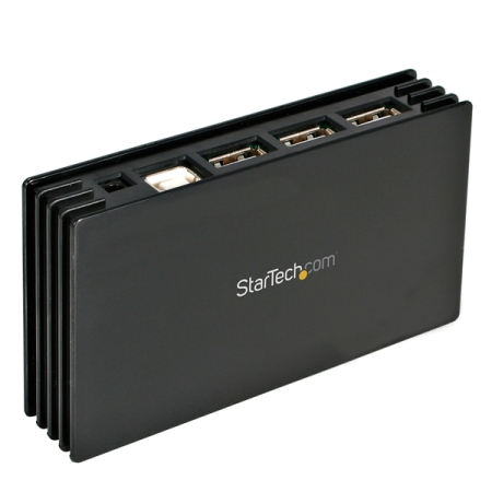 StarTech (ST7202USB) - Concentrateur USB 2.0 compact à 7 ports - Noir