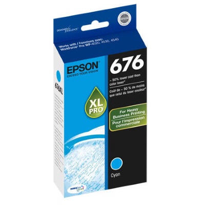 Cartouche d'encre cyan EPSON 676 XL