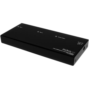 StarTech (ST122HDMI2) - Câble répartiteur vidéo HDMI 2 ports haute vitesse avec amplificateur de signal - 1 x entrée audio /...
