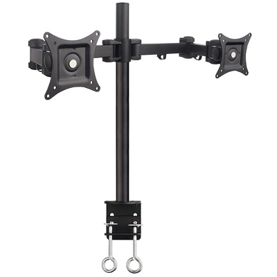 SIIG (CE-MT0Q11-S1) - Support de bureau articulable 2 moniteurs - 13-27 po - Charge max. de 22 lb