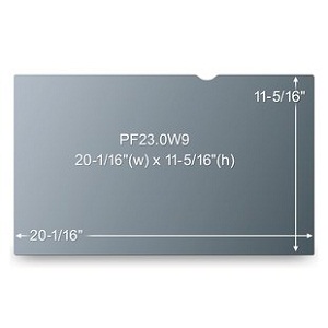 3M (PF23.0W9) - Écran de protection intimité pour moniteur ACL de 23 po (16:6) - Noir