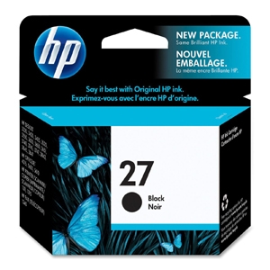 HP 27 Black Original Ink Cartridge (C8727AN)