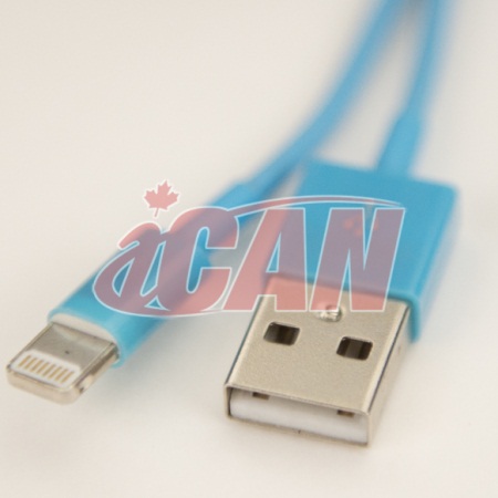 iCAN Lightning Male to USB male Cable for Data Sync & Charging designed for iPhone 6, 6+ BLUE (IOS8.0+) (Works for all models) 
