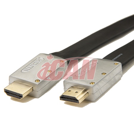 iCAN Premium Under-Carpet Flat HDMI 2.0 UHD 3D 4K LAN Cable - 40 ft