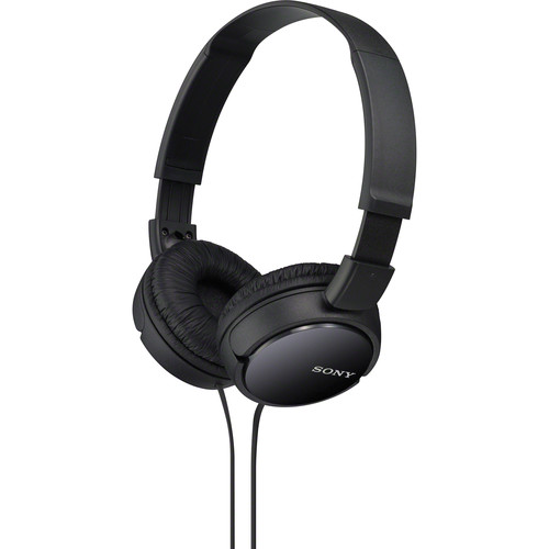 SONY MDR-ZX110 - On-Ear - Stereo Headphones (Black)