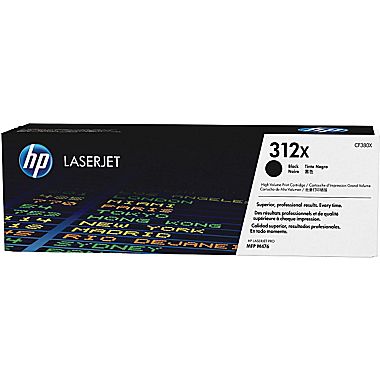 HP 312X (CF380X) Black High Yield Original LaserJet Toner Cartridge