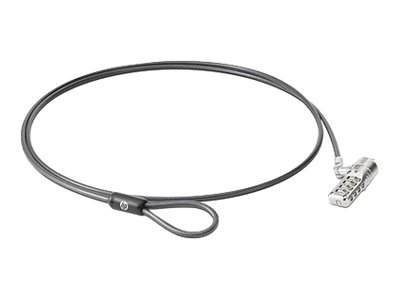 HP (AY475AA#ABA) - Câble de sécurité à verrou combinaison pour portables HP 31XX; EliteBook 2760; Pavilion dv6, dv7; ProBook...