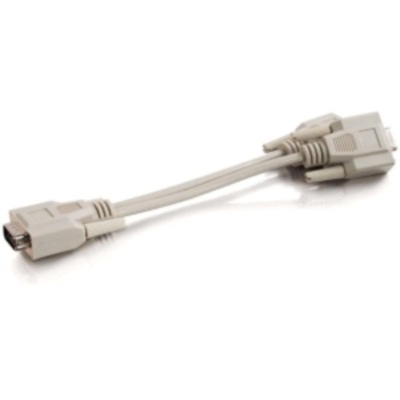 C2G One HD15 VGA Male to Two HD15 VGA Female Y-Cable 6in (25246)
