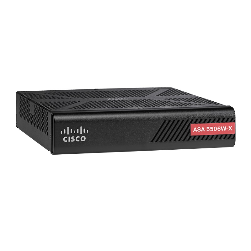 Cisco ASA 5506W-X Network Security Firewall Appliance |with FirePOWER services |8GE Data |1GE Mgmt |3DES/AES
