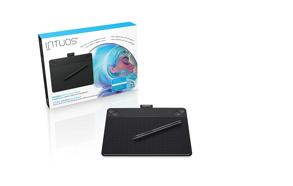 WACOM Intuos Art Pen and Touch Tablet Bluetooth, Small Pistachio Green