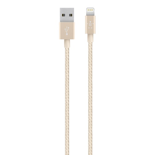 Câble Lightning vers USB 2.0 BELKIN F8J144bt04-GLD (4 pi) - Or