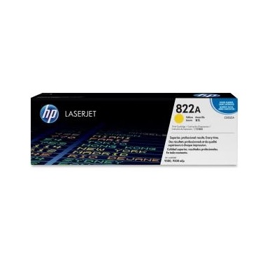 artouche de toner LaserJet d'origine jaune HP 822A (C8552A) - Lase