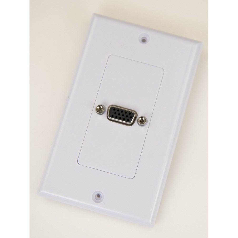 iCAN 1 Port SVGA (HD14) Female/Female Keystone Faceplate