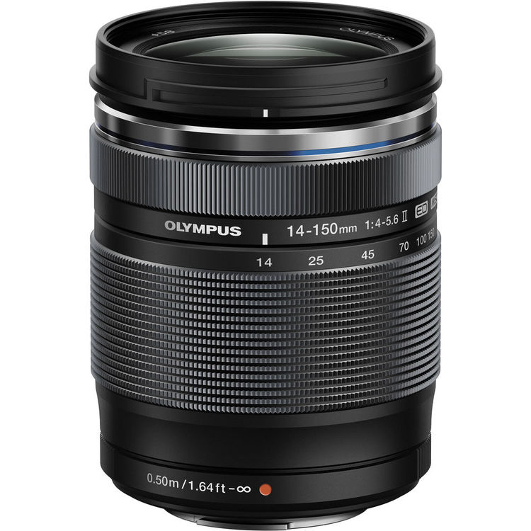 OLYMPUS \ OM SYSTEM (M.Zuiko) - Objectif numérique ED 14-150 mm f/4-5.6 II - Équivalent à 28-300 mm en format 35 mm - Résist...