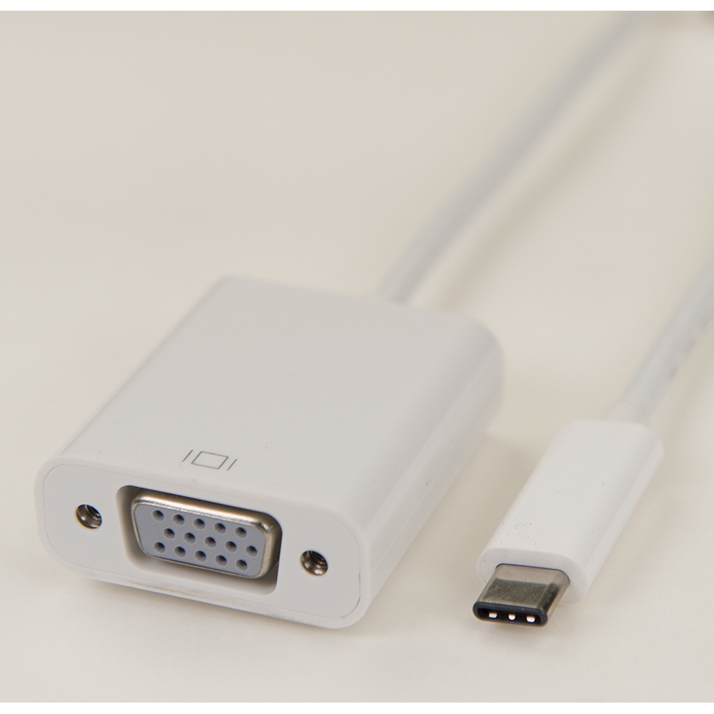 iCAN USB 3.1 Type C (M) to VGA/XWGA/SVGA PC/TV/Monitor (F) Adapter(Open Box)