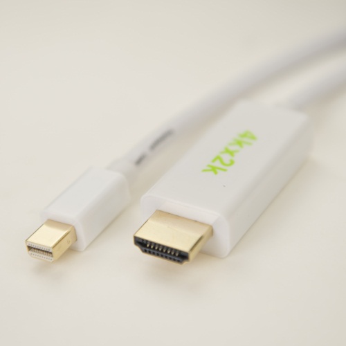 iCAN Câble Mini DisplayPort mâle 1.2 vers HDMI mâle Ultra HD Doré, 1,8 m