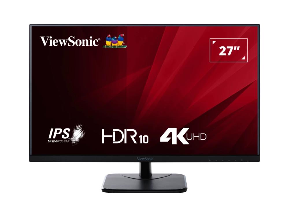 Moniteur ViewSonic 27 pouces 4K IPS avec HDMI et DisplayPort
