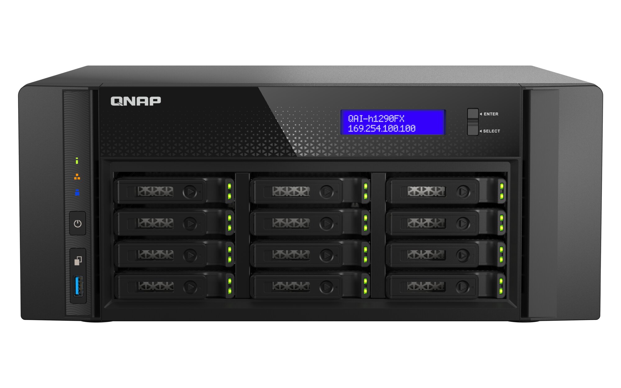 QNAP QAI-H1290FX-7302P-128G 12 baies NAS (1 To)