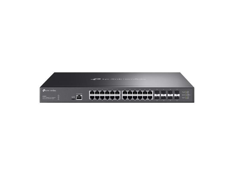 Commutateur administrable TP-LINK OMADA 24 ports 10GBASE-T L2+ avec 8 modules SFP+ 10GE SL
