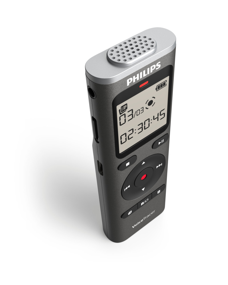 PHILIPS 8 GB 46 h (384 kbps), 11 h (1536 kbps) PCM (WAV) 2 × AAA
