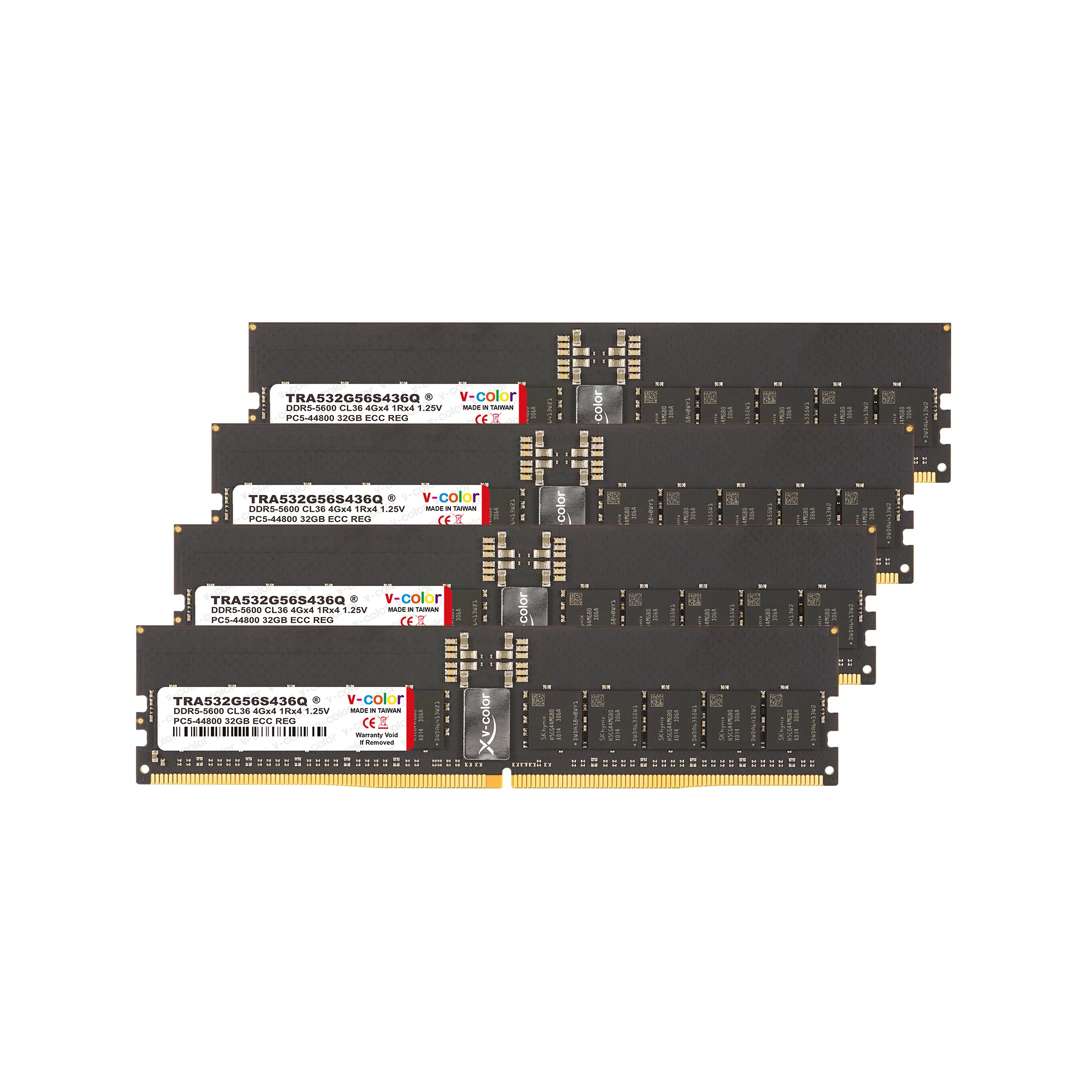 V-COLOR AMD TRX50 128 Go (4x32 Go) 5600MHz CL36 OC RDIMM