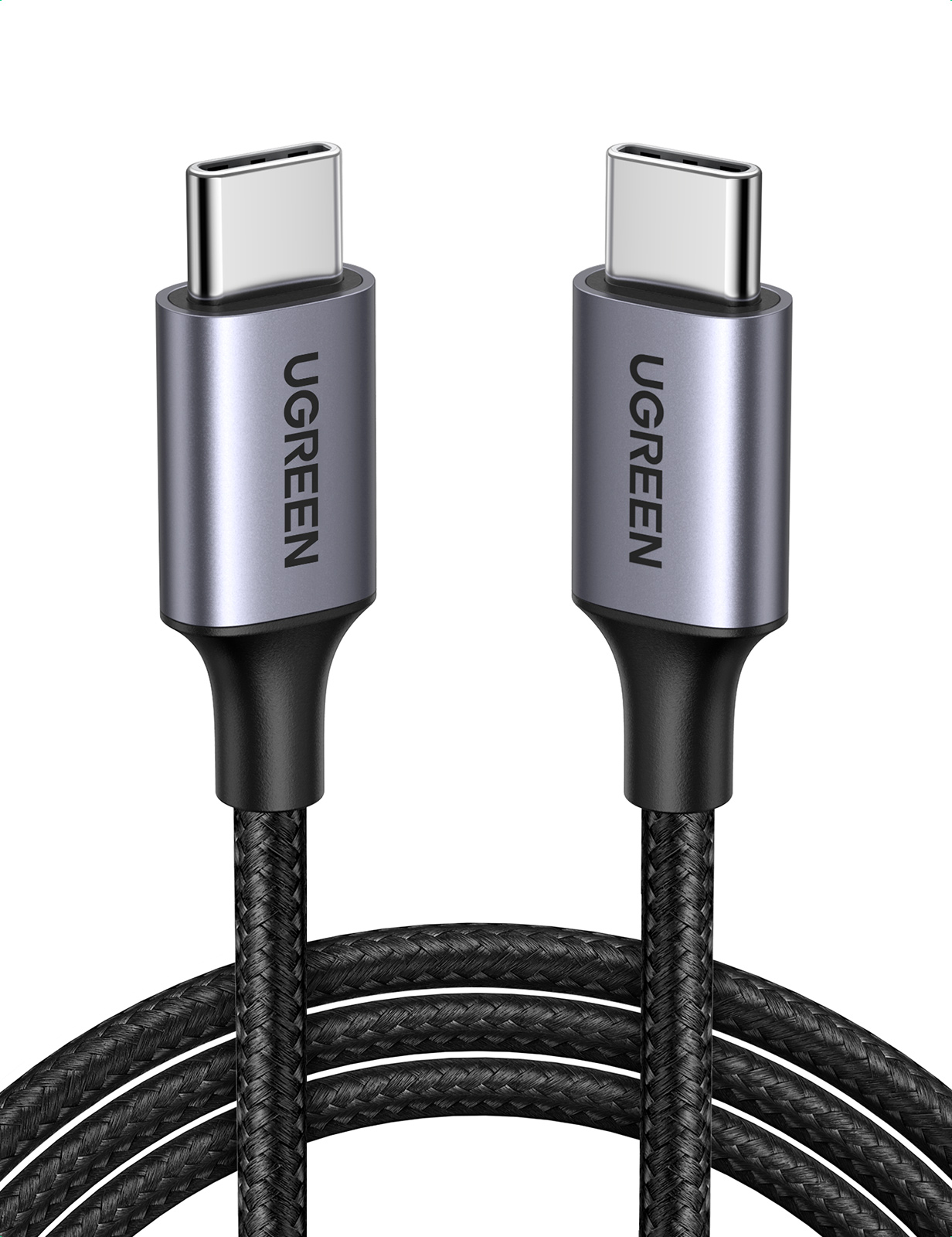 Câble de charge rapide UGREEN USB-C vers USB-C PD 3 A max. Gris 1 m