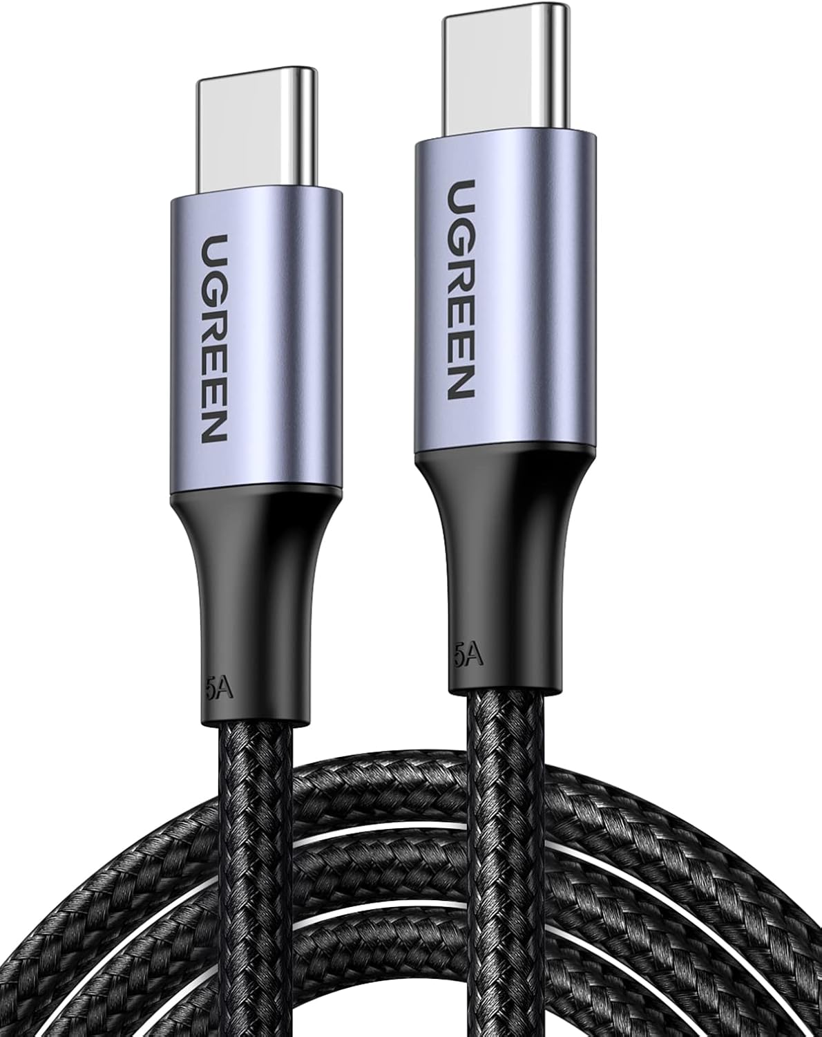 UGREEN US316 USB-C to USB-C 2.0 5A Alu Case with Braid 3m