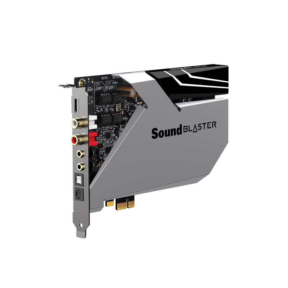 Sound Blaster AE-9 PCIe with Audio Control Module - Metallic Grey