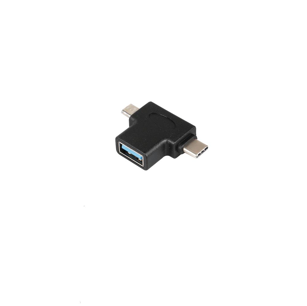 CELLULAR Adaptateur Micro USB vers USB-C - Mâle/femelle - Noir pas