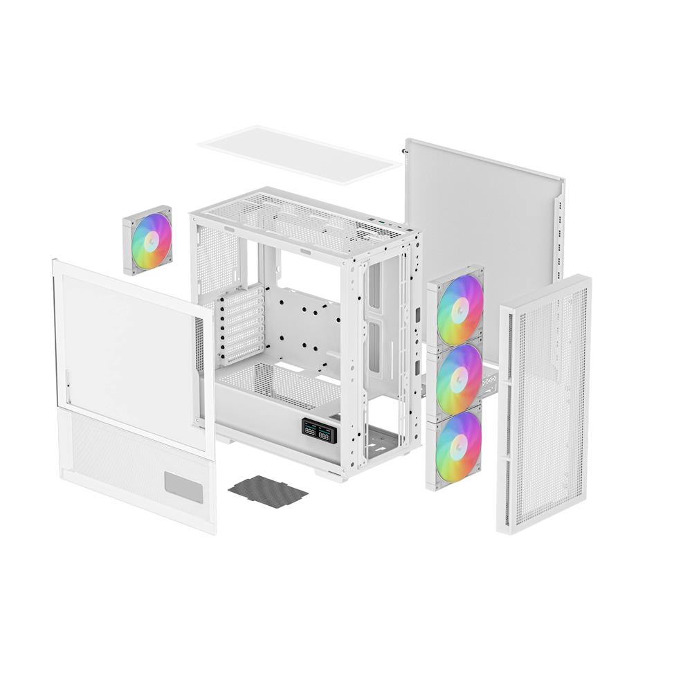 DeepCool CH560 Digital ATX Airflow case, 3x Pre-Installed 140mm